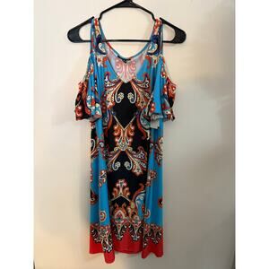 MSK Paisley Print Summer Dress NWT - XL